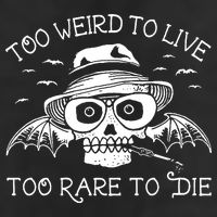 Hunter S Thompson T Shirt Fear And Loathing In Las Vegas T Shirt Too Weird To Live Tumbler