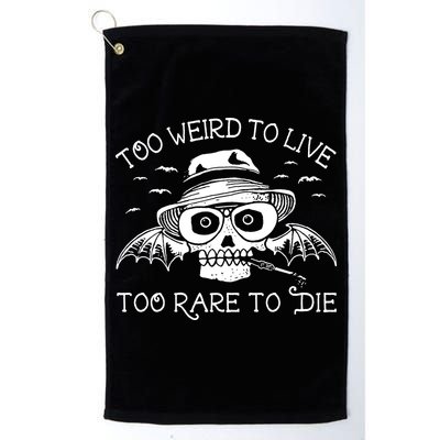 Hunter S Thompson T Shirt Fear And Loathing In Las Vegas T Shirt Too Weird To Live Golf Towel