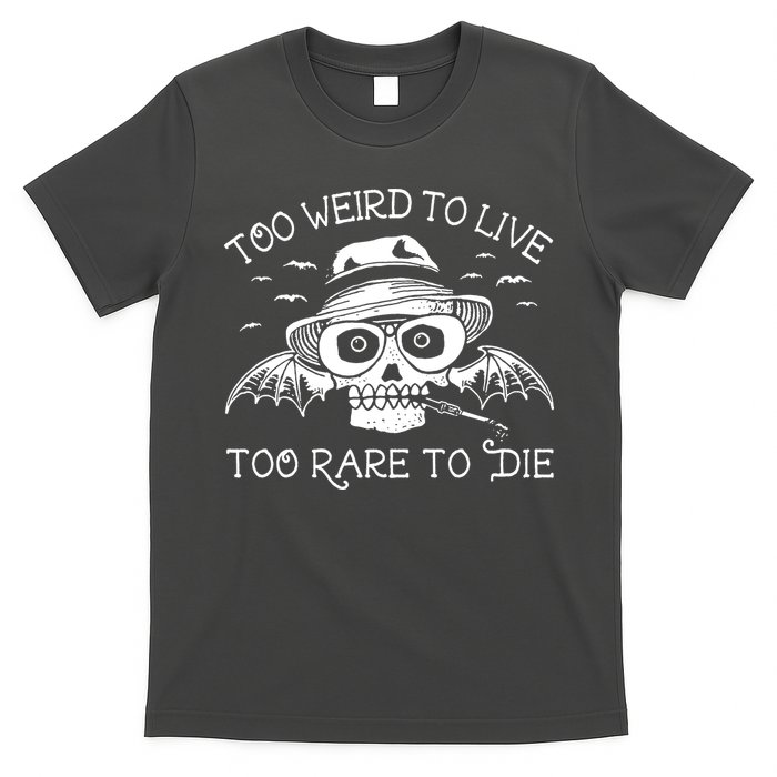 Hunter S Thompson T Shirt Fear And Loathing In Las Vegas T Shirt Too Weird To Live T-Shirt