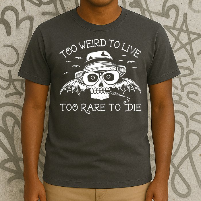 Hunter S Thompson T Shirt Fear And Loathing In Las Vegas T Shirt Too Weird To Live T-Shirt