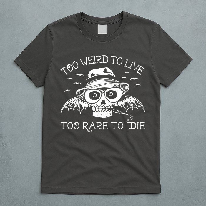 Hunter S Thompson T Shirt Fear And Loathing In Las Vegas T Shirt Too Weird To Live T-Shirt