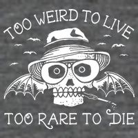 Hunter S Thompson T Shirt Fear And Loathing In Las Vegas T Shirt Too Weird To Live Backpack