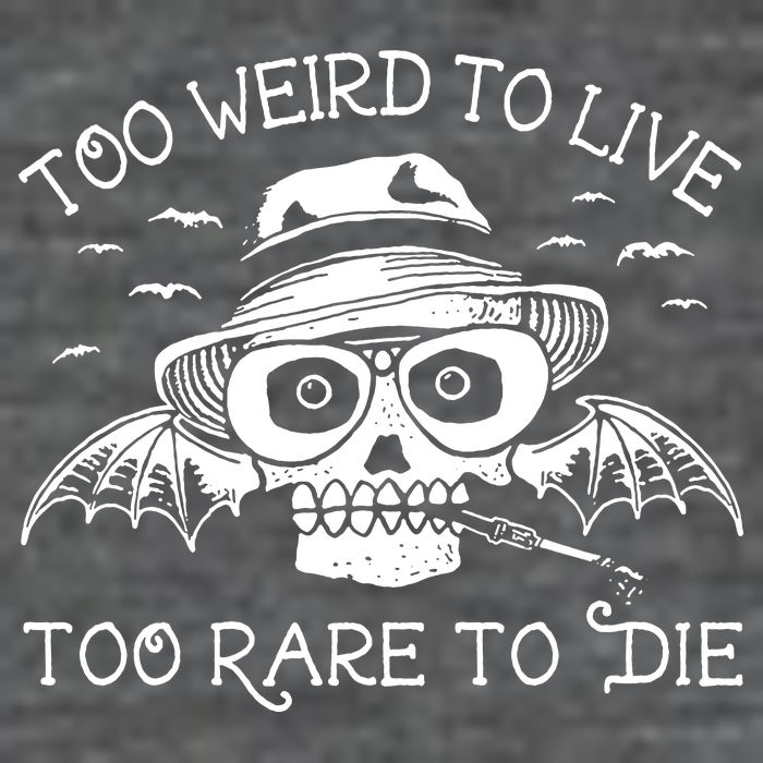 Hunter S Thompson T Shirt Fear And Loathing In Las Vegas T Shirt Too Weird To Live Backpack