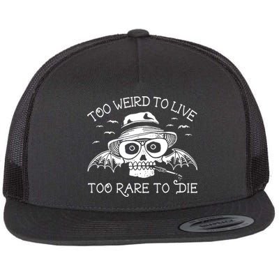 Hunter S Thompson T Shirt Fear And Loathing In Las Vegas T Shirt Too Weird To Live Flatbill Hat