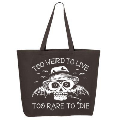 Hunter S Thompson T Shirt Fear And Loathing In Las Vegas T Shirt Too Weird To Live 25L Jumbo Tote