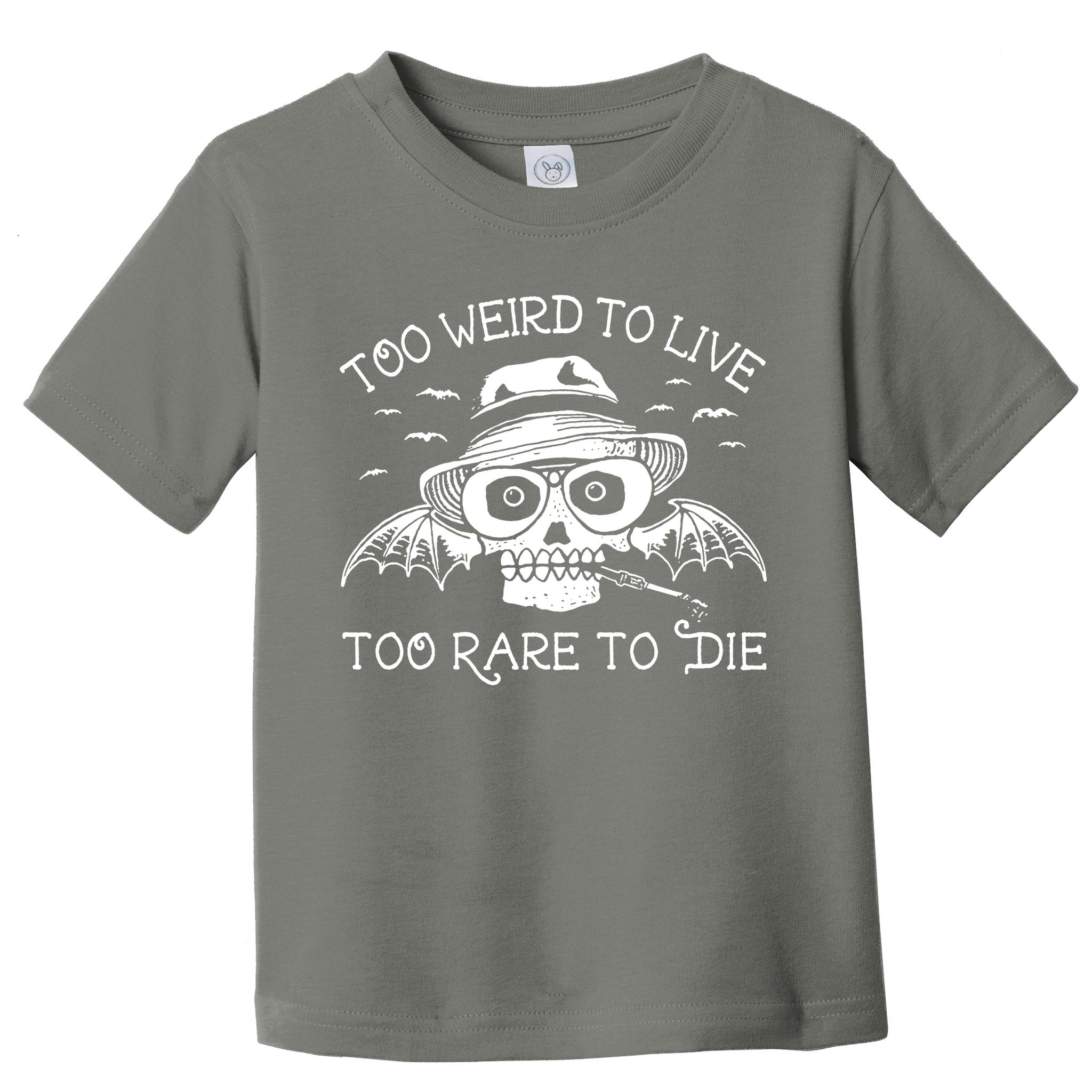 Hunter S Thompson T Shirt Fear And Loathing In Las Vegas T Shirt Too Weird To Live Toddler T-Shirt