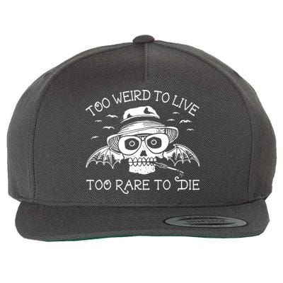 Hunter S Thompson T Shirt Fear And Loathing In Las Vegas T Shirt Too Weird To Live Wool Snapback Cap