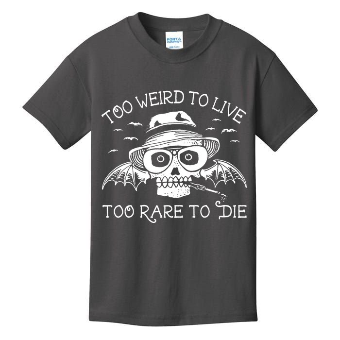 Hunter S Thompson T Shirt Fear And Loathing In Las Vegas T Shirt Too Weird To Live Kids T-Shirt