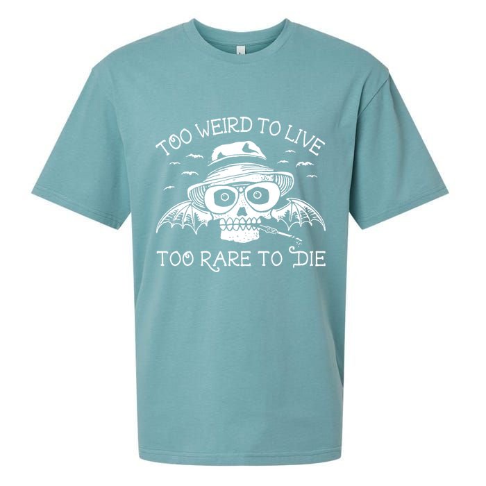 Hunter S Thompson T Shirt Fear And Loathing In Las Vegas T Shirt Too Weird To Live Sueded Cloud Jersey T-Shirt