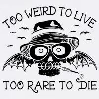 Hunter S Thompson T Shirt Fear And Loathing In Las Vegas T Shirt Too Weird To Live Garment-Dyed Sweatshirt