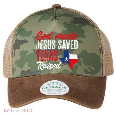Home State Texas Pride God Made Jesus Saved Texas Raised Legacy Tie Dye Trucker Hat