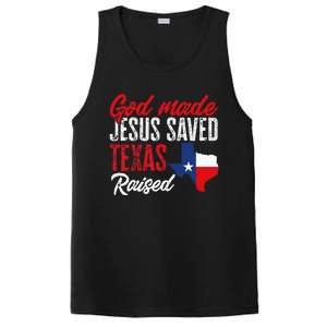 Home State Texas Pride God Made Jesus Saved Texas Raised PosiCharge Competitor Tank