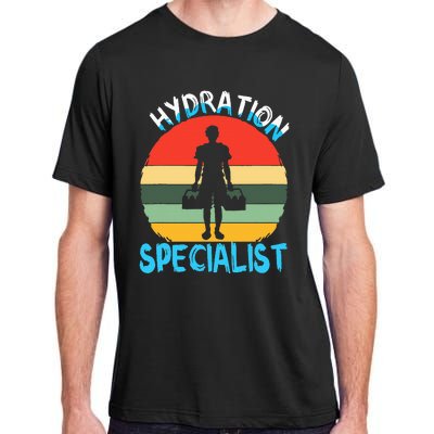 Hydration Specialist Team Manager Football Hydrated Waterboy Adult ChromaSoft Performance T-Shirt