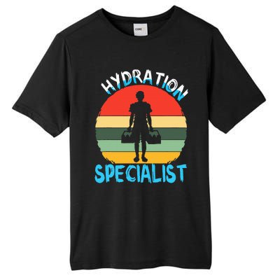 Hydration Specialist Team Manager Football Hydrated Waterboy Tall Fusion ChromaSoft Performance T-Shirt