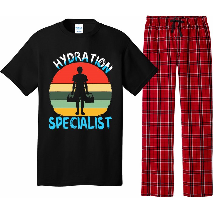 Hydration Specialist Team Manager Football Hydrated Waterboy Pajama Set