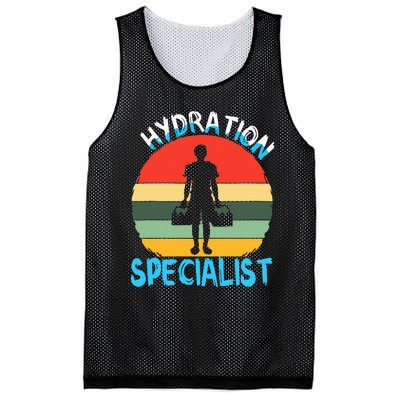 Hydration Specialist Team Manager Football Hydrated Waterboy Mesh Reversible Basketball Jersey Tank