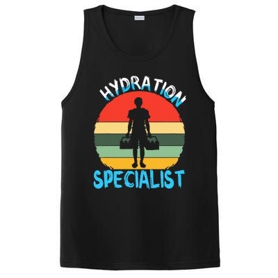 Hydration Specialist Team Manager Football Hydrated Waterboy PosiCharge Competitor Tank