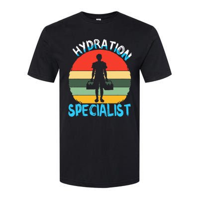 Hydration Specialist Team Manager Football Hydrated Waterboy Softstyle CVC T-Shirt