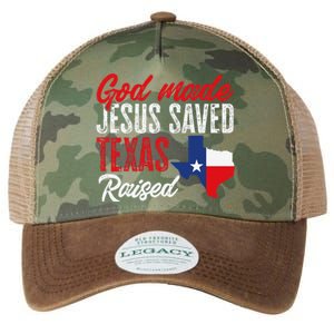 Home State Texas Pride God Made Jesus Saved Texas Raised Legacy Tie Dye Trucker Hat