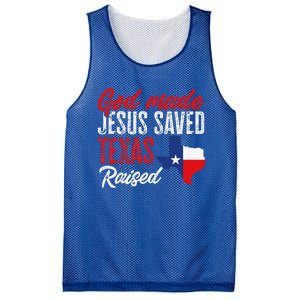 Home State Texas Pride God Made Jesus Saved Texas Raised Mesh Reversible Basketball Jersey Tank