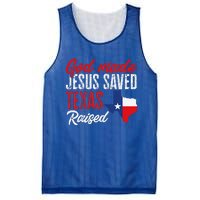 Home State Texas Pride God Made Jesus Saved Texas Raised Mesh Reversible Basketball Jersey Tank