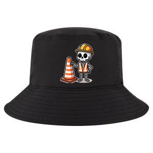 Halloween Skeleton Traffic Cone Cool Comfort Performance Bucket Hat