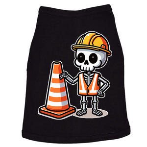 Halloween Skeleton Traffic Cone Doggie Tank