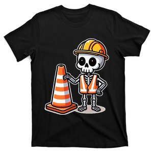 Halloween Skeleton Traffic Cone T-Shirt