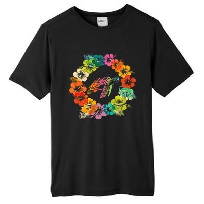 Hawaiian Sea Turtle Lover Ocean Hawaii Sea Animal Tropical Tall Fusion ChromaSoft Performance T-Shirt