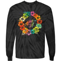 Hawaiian Sea Turtle Lover Ocean Hawaii Sea Animal Tropical Tie-Dye Long Sleeve Shirt