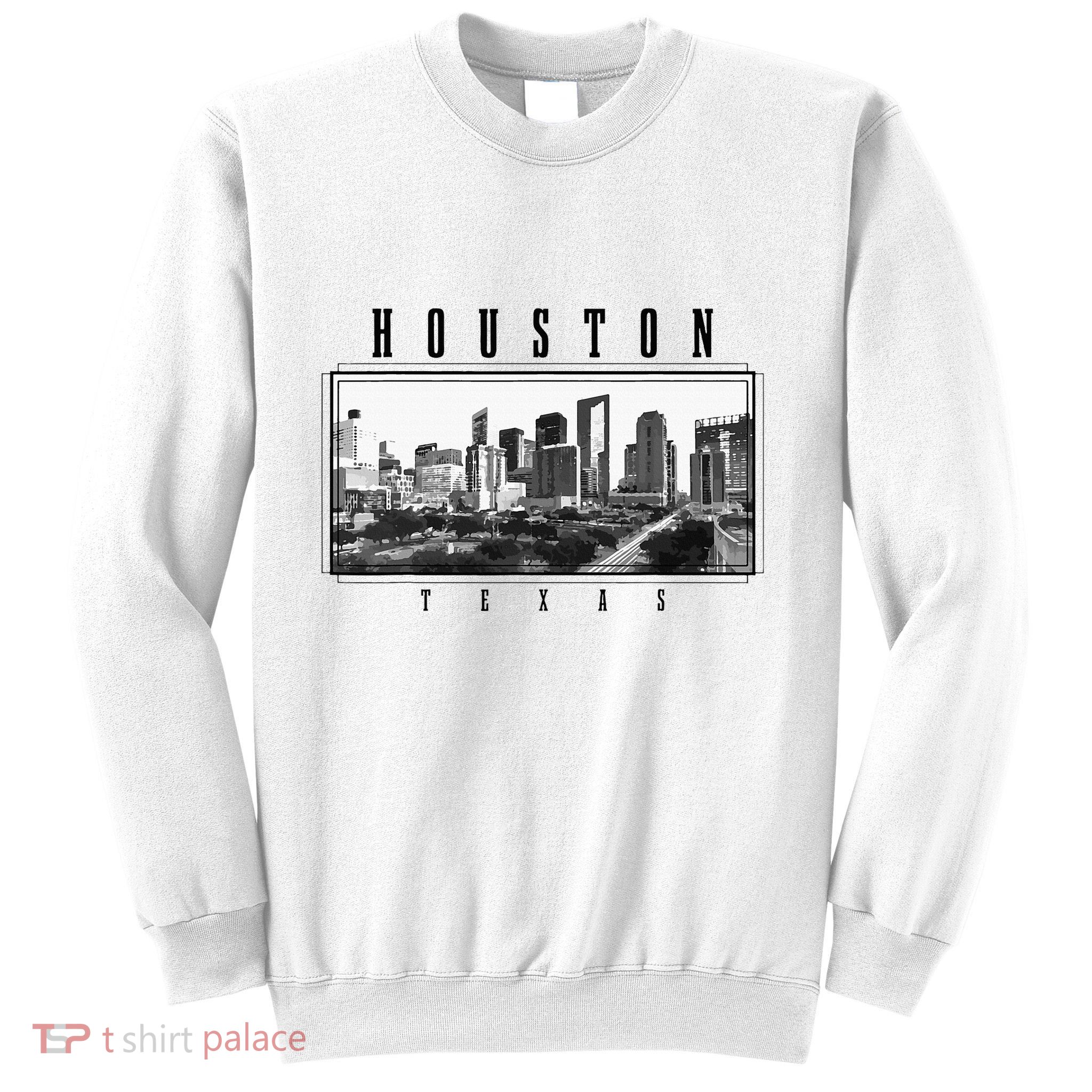 Houston Skyline Texas Pride Vintage Houston Sweatshirt