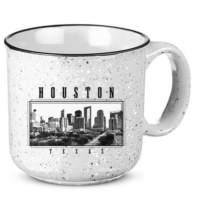Houston Skyline Texas Pride Vintage Houston 15oz Campfire Ceramic Mug