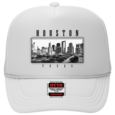 Houston Skyline Texas Pride Vintage Houston Trucker Hat