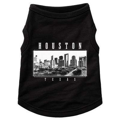 Houston Skyline Texas Pride Vintage Houston Doggie Tank