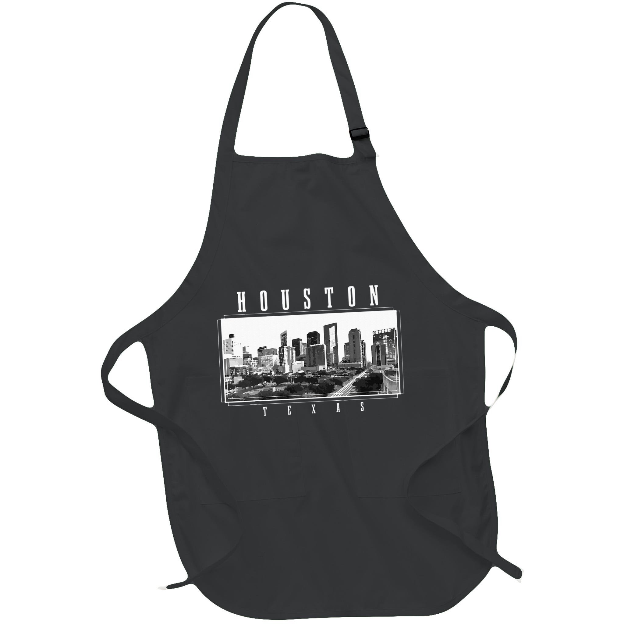 Houston Skyline Texas Pride Vintage Houston Apron