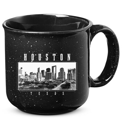 Houston Skyline Texas Pride Vintage Houston 15oz Campfire Ceramic Mug
