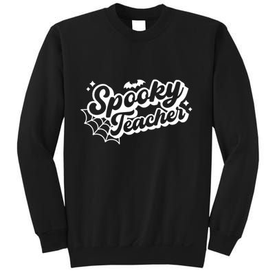 Halloween Spooky Teacher Trick Or Teach Funny Halloween Sweatshirt
