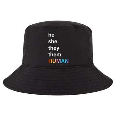 He She They Them Human LGBTQ Pride Cool Comfort Performance Bucket Hat