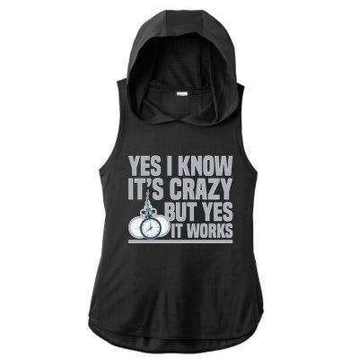 Hypnotist Spiral Tunnel Illusion Hypnotizing Hypnosis Gift Ladies PosiCharge Tri-Blend Wicking Draft Hoodie Tank