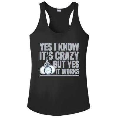 Hypnotist Spiral Tunnel Illusion Hypnotizing Hypnosis Gift Ladies PosiCharge Competitor Racerback Tank