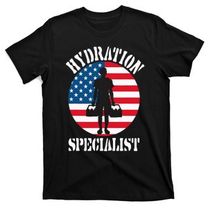 Hydration Specialist Team Manager Football Hydrated Waterboy T-Shirt