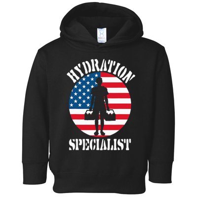 Hydration Specialist Team Manager Football Hydrated Waterboy Toddler Hoodie