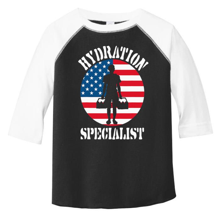 Hydration Specialist Team Manager Football Hydrated Waterboy Toddler Fine Jersey T-Shirt