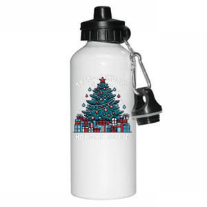 Holiday Spirtit Treemendous Magnificent Christmas Tree Aluminum Water Bottle 