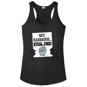 Heyharbaugh Steal This Ladies PosiCharge Competitor Racerback Tank