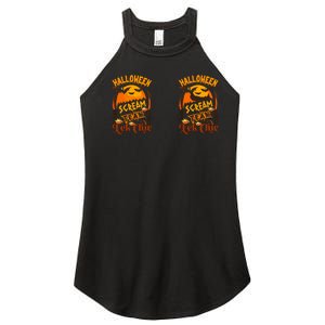 Halloween Scream Team Graphic Women's Perfect Tri Rocker Tank