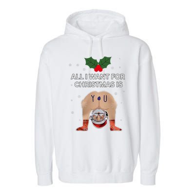 Hilarious Situations Ugly Christmas Sweater  Garment-Dyed Fleece Hoodie