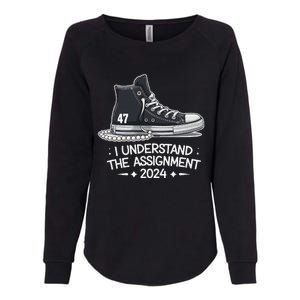 Harris Stepping Up With Chucks Pearls And Vision Womens California Wash Sweatshirt