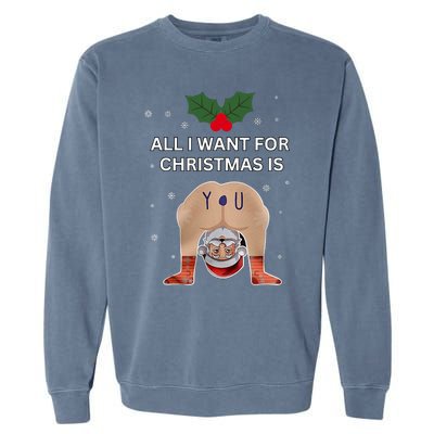 Hilarious Situations Ugly Christmas Sweater Garment-Dyed Sweatshirt