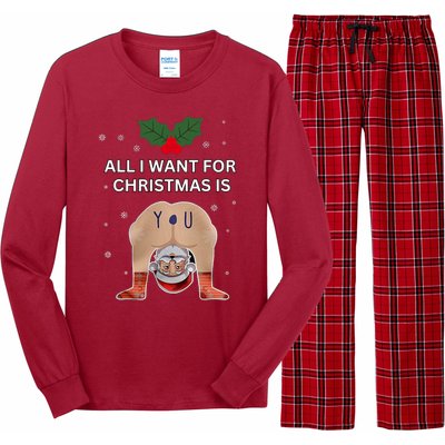 Hilarious Situations Ugly Christmas Sweater Long Sleeve Pajama Set